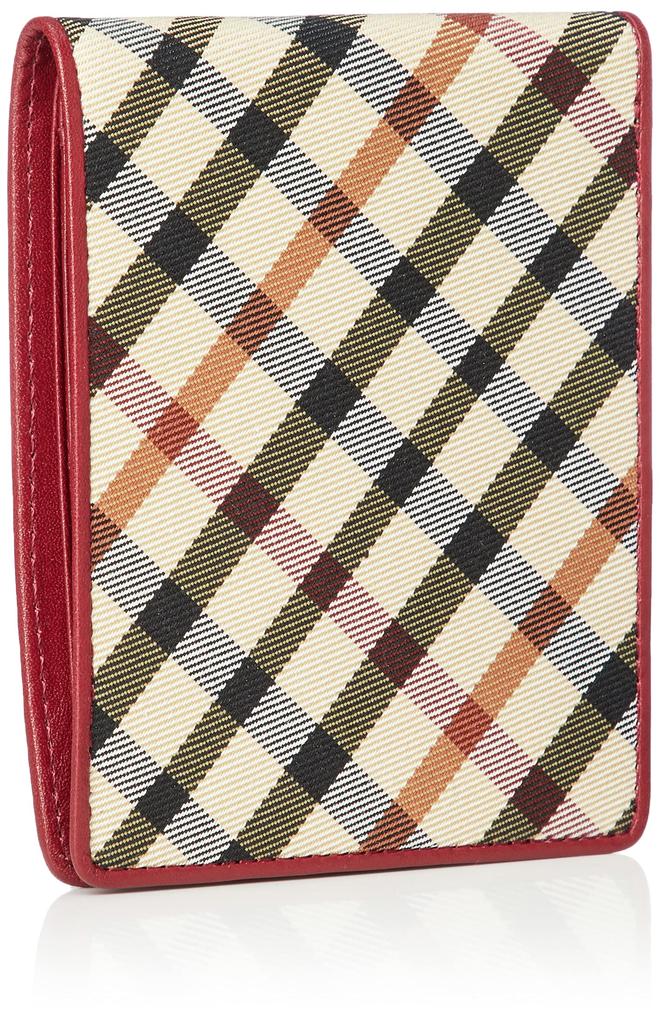 Daks HouseCheck Bifold Wallet, Red