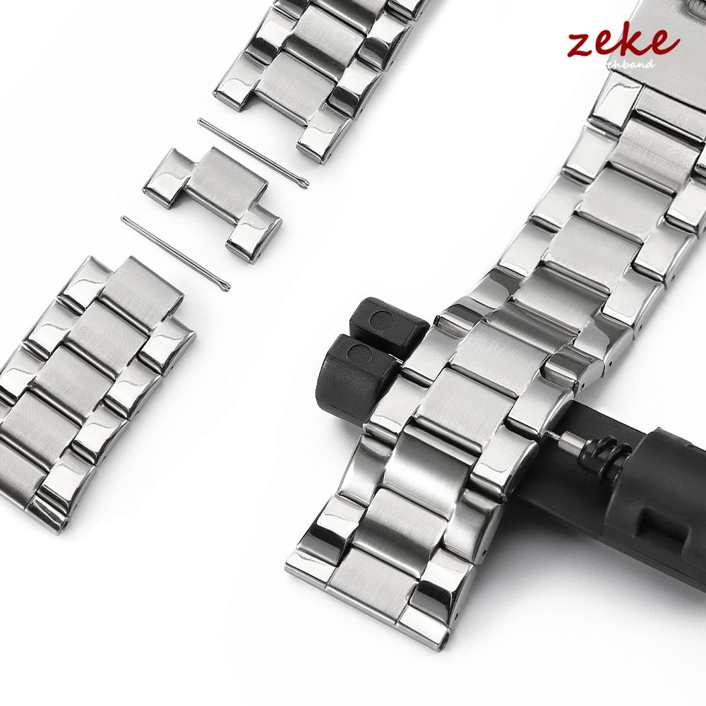 Silver Black Stainless Steel Bracelet Band 20mm 22mm 24mm Straps for Seiko for Jubilee for Oyster Belt Men's Watch Accessories