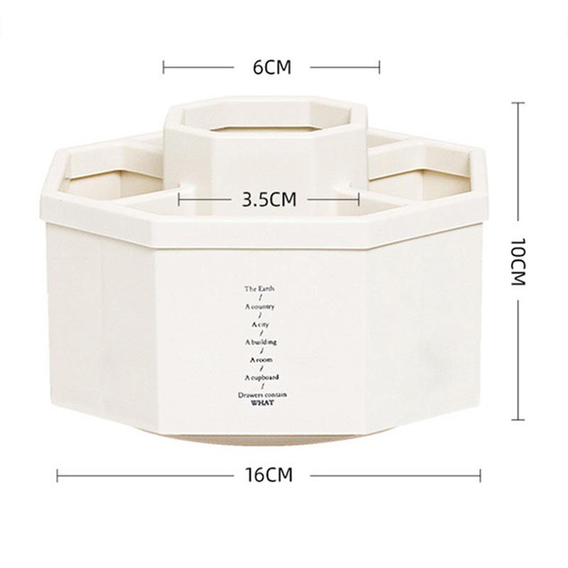 360 ° drehbarer Stifthalter, Schreibtischzubehör, große Kapazität, Bleistift-Aufbewahrungsbox, Desktop-Organizer, Schulbüro-Schreibwaren