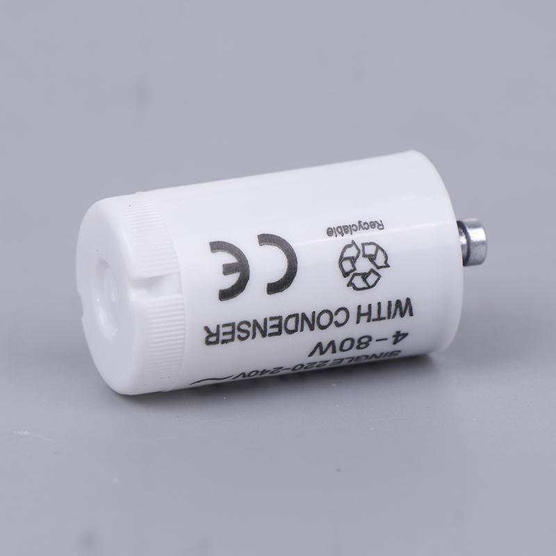 5 Pz/Set Singolo 220V-250V 4-80W Starter Lampada Fluorescente Fs-U S2 Tl Starter Tubo Fusibile Starter Ce Rohs