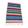 Mexican Table Runner 6.6ft Long 4.9ft Wide Bright Colors Soft Cotton Fringe Cotton Table Runner for Party Decoration