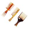 3pcs Hair Comb Set Professional Portable Home Barber Shop Wide Teeth Hair Pick Comb Styling Tool