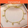 Geometric Metal Pendant Necklace For Women With Gold Plating And Rhinestone Decoration For Daily Wear