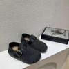 High-ankle Women's New Cotton Shoes with Thick Soles, Lazy Style, Filled with Warm Fleece, Retro Design