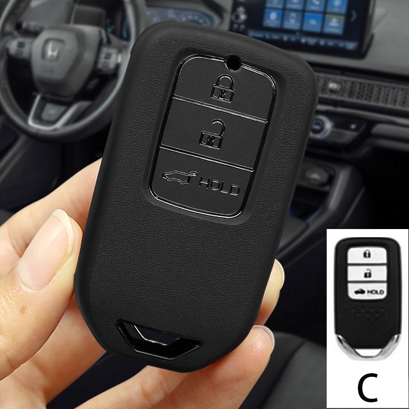 Car Key Case Key Shell Set For Honda Cr-V Accord Odyssey Civic Ect All-Inclusive Protection Keychain Accessories Holder Shell