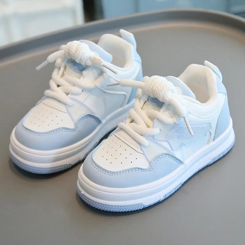 Autumn New Girl's Sneakers Fashion Trend Girls' Shoes Comfort Brand Soft Soled Kids Canvas Shoe Versatile Thick Soled Boy Shoes