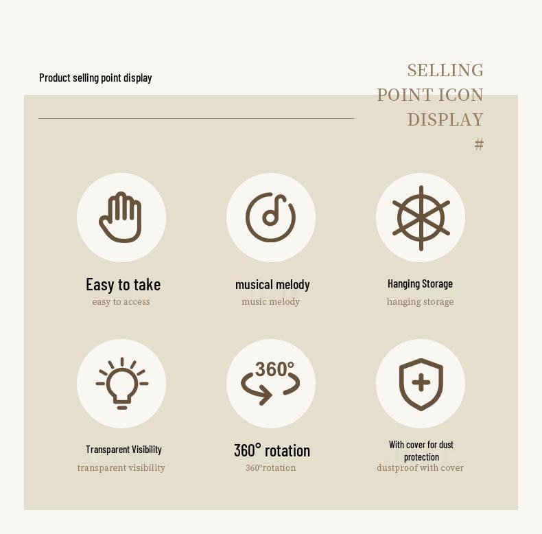 Przezroczysty obrotowy stojak ekspozycyjny na pluszowe zabawki, szmaciane lalki i figurki akcji