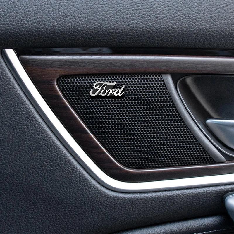 Hot New Car Audio Decorate Emblem Badge Sticker Decal For Ford Focus 2 MK2 3 4 MK3 MK4 ST Mondeo Festiva Fusion Suit Fiesta Must