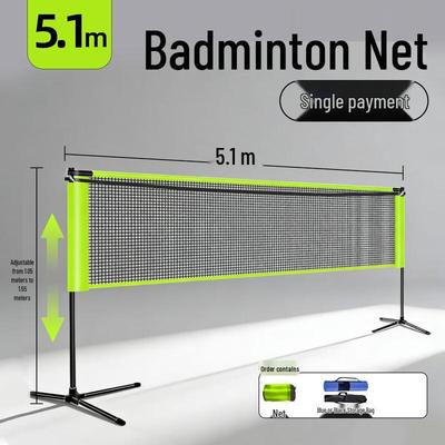 Nešiojamas badmintono tinklo rinkinys