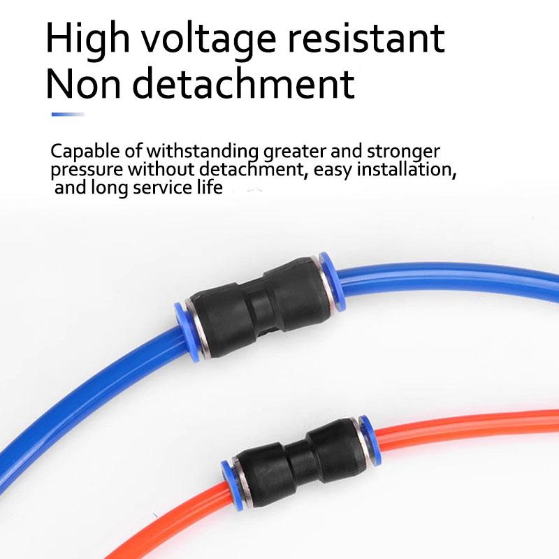 10Pcs Pneumatic Fittings Quick Connector Air Plastic Hose Tube Connectors Pu Pg 4Mm To 16Mm Push Into Pluglug