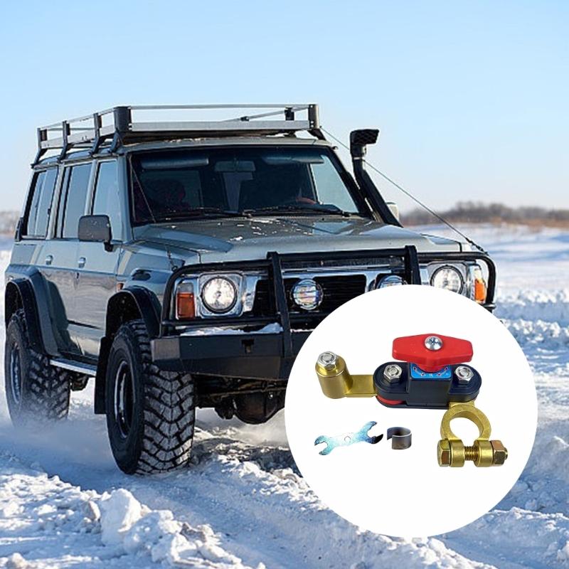 Car Battery Power Cut-Off Convert Breaker, Adjustable Unpolluted Copper Stable Transmission High Conductivity 12v-24v Disconnect Convert Smart for Car