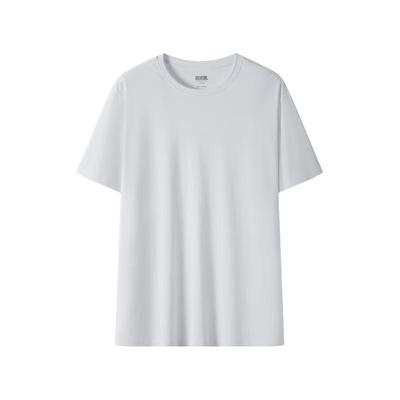 Yiershuang Men's 100% Cotton Round Neck T-Shirt