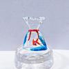 Glass Fish Tanks Figurines Collection Glass Ornament Statue Car Interior Dashboards Ornament for Birthday Home Decors