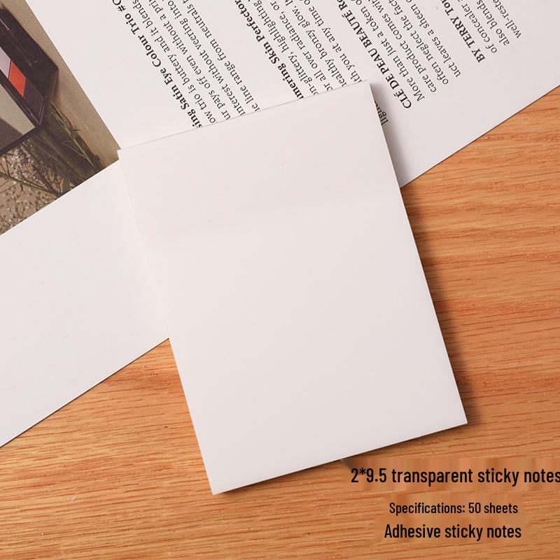 Student Haftnotizen: Transparente, abreißbare Haftnotizen für Notizen im Studium oder Büro