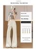 Petite Low-Rise Micro-Flare Wide-Leg Casual Sweatpants - Slimming, High-End 2026 Spring Collection