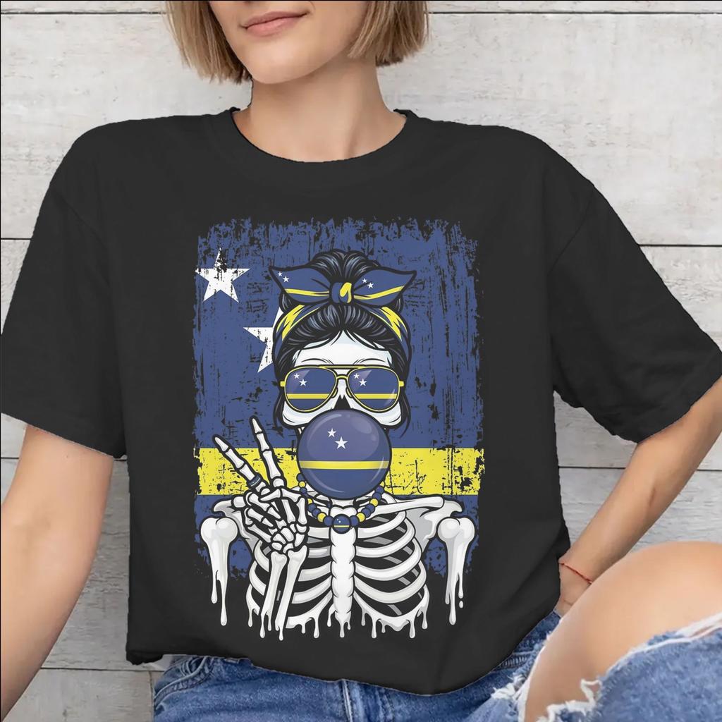Curacao Football Apparel Unisex T Shirts Cotton Tee Printed Tshirt Clothing