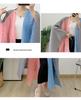 2024 Plus Size Women's Color Block Tassel Cardigan Trench Coat – Dubai & Middle East Style