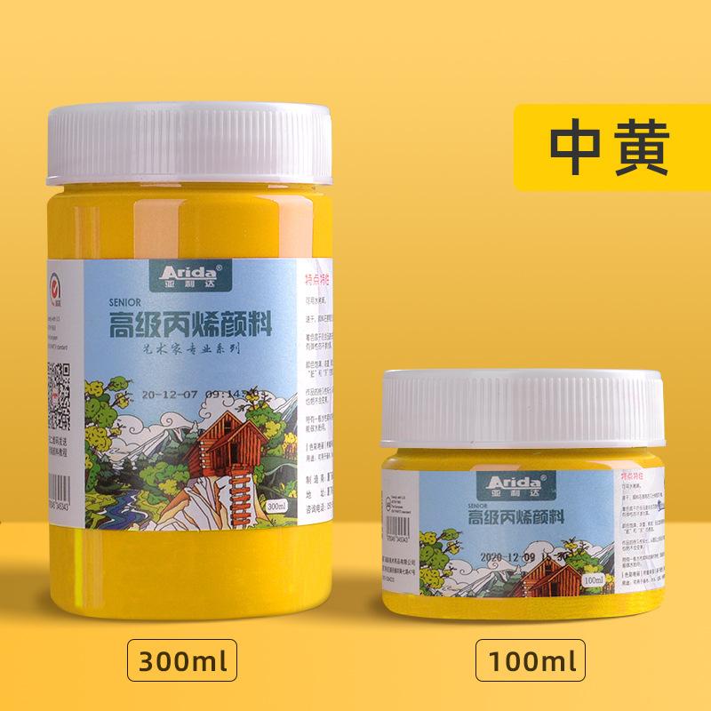 100ml Wall Painting Acrylic Pigment Waterproof and Sunproof Art Student Diy Creative Acrylic Pigment