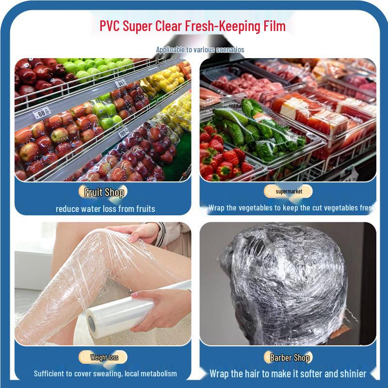 OIMG PVC Household Food Wrap Large Roll