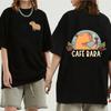 Funny Animals Capybara Cartoon Print Fashion Harajuku Harajuku Short Sleeve T-shirt Clothing Street Tops Tees Aesthetic Clothes