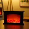 Classic Fireplace Lamp Simulation Flame Lamp Led Flame Effect Lantern Fire Place Lamp Indoor for Xmas Festival Party Decoration New