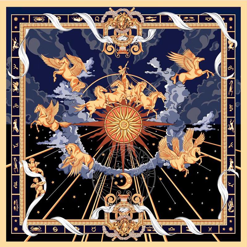 Aurora Floral Silk Scarf