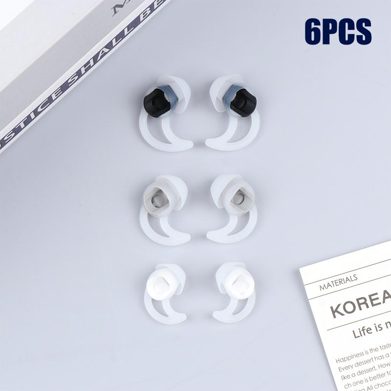 3 Pairs Silicone Replacement Earbuds Ear Tips For Qc20 Qc30 Sie2 Ie3 Soundsport Wileless Earphone Noise Cancelling Eartips