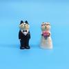 Cat Resin Ornament With Wedding Attire For Home Office Decor And Gift