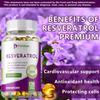 Premium Resveratrol Powerful Strength 1450mg,120 Capsules Antioxidant & Supports Healthy Immune System