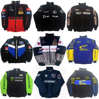 Embroidery Racing Clothes Motorcycle Cycling Casual Cotton A228 Jacket Customization