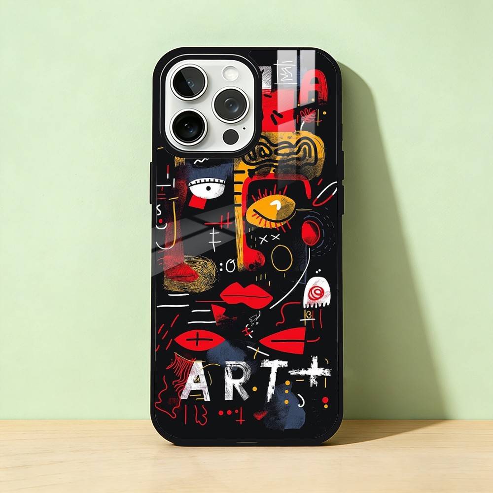 

AAA Graffiti - Style Abstract Phone Case Color Silver Shell For IPhone 17 16 15 14 13 12 11 Pro Max Plus iPhone14Plus