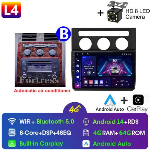 10 inch GPS Navigation Android Auto for Volkswagen Touran 1 2003 - 2010 Car Radio Video Multimedia Player 4G BT Wireless CarPlay