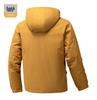 Men's 2025 Autumn/Winter Windproof Waterproof Warm Hooded Cotton Jacket