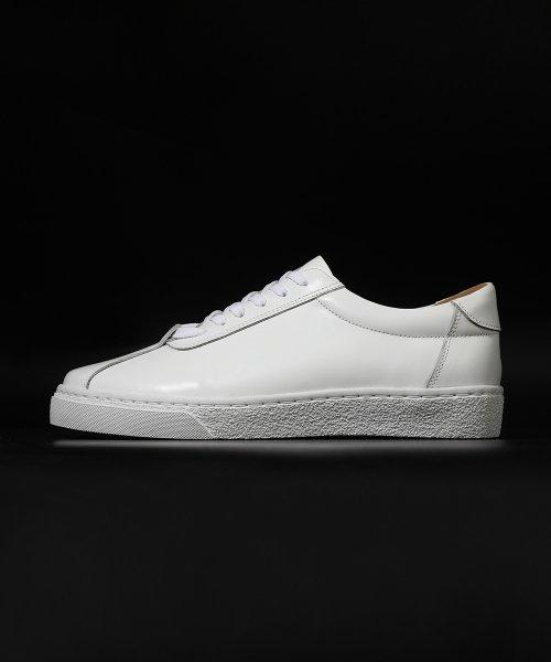 [FIRENZE ATELIER] Handmade Natural Cow Leather Cortez Sneakers 2282