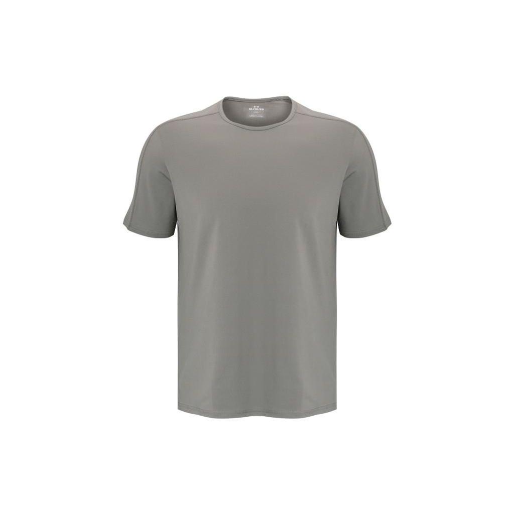 Under Armour Meridian Solid Training Running Crew Neck Short Sleeve T-Shirt Men Tops Gray 1379670-294