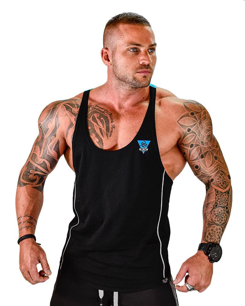 Grenzüberschreitendes Muscle Brothers Herren Y-Back Fitness Tank: Atmungsaktive, Elastische Sport- & Freizeitbekleidung