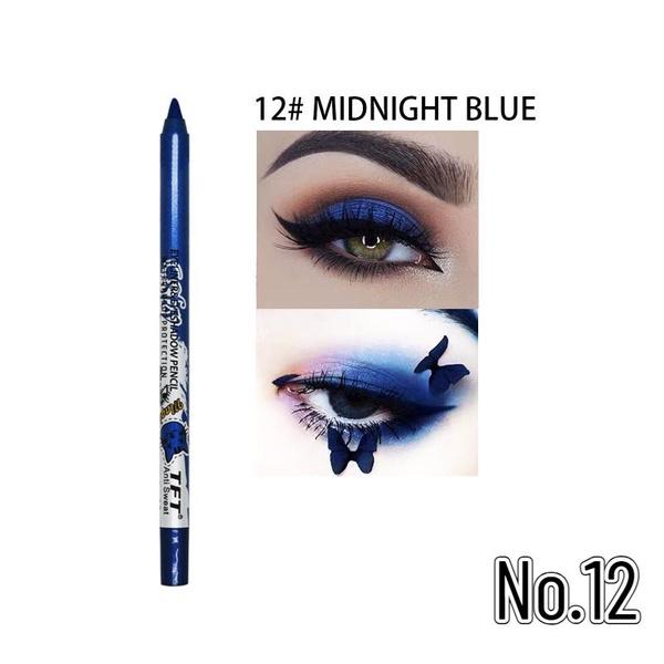 Dual-use Eyeliner and Eye Shadow Pen for Sweat-proof Makeup-Glittery Eyeliner and Shimmering Eye Shadow for Bold Looks