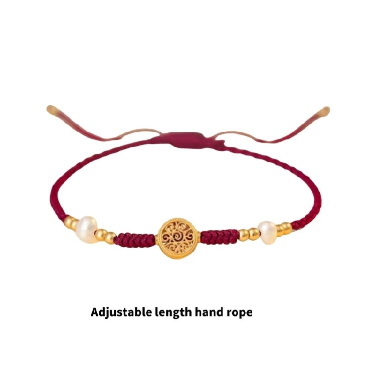 Symbolisches rotes Seil Armband Rotes Band Glücksarmbänder Einzigartiges Armband Geeignet für Vermögensaufbau und Segen