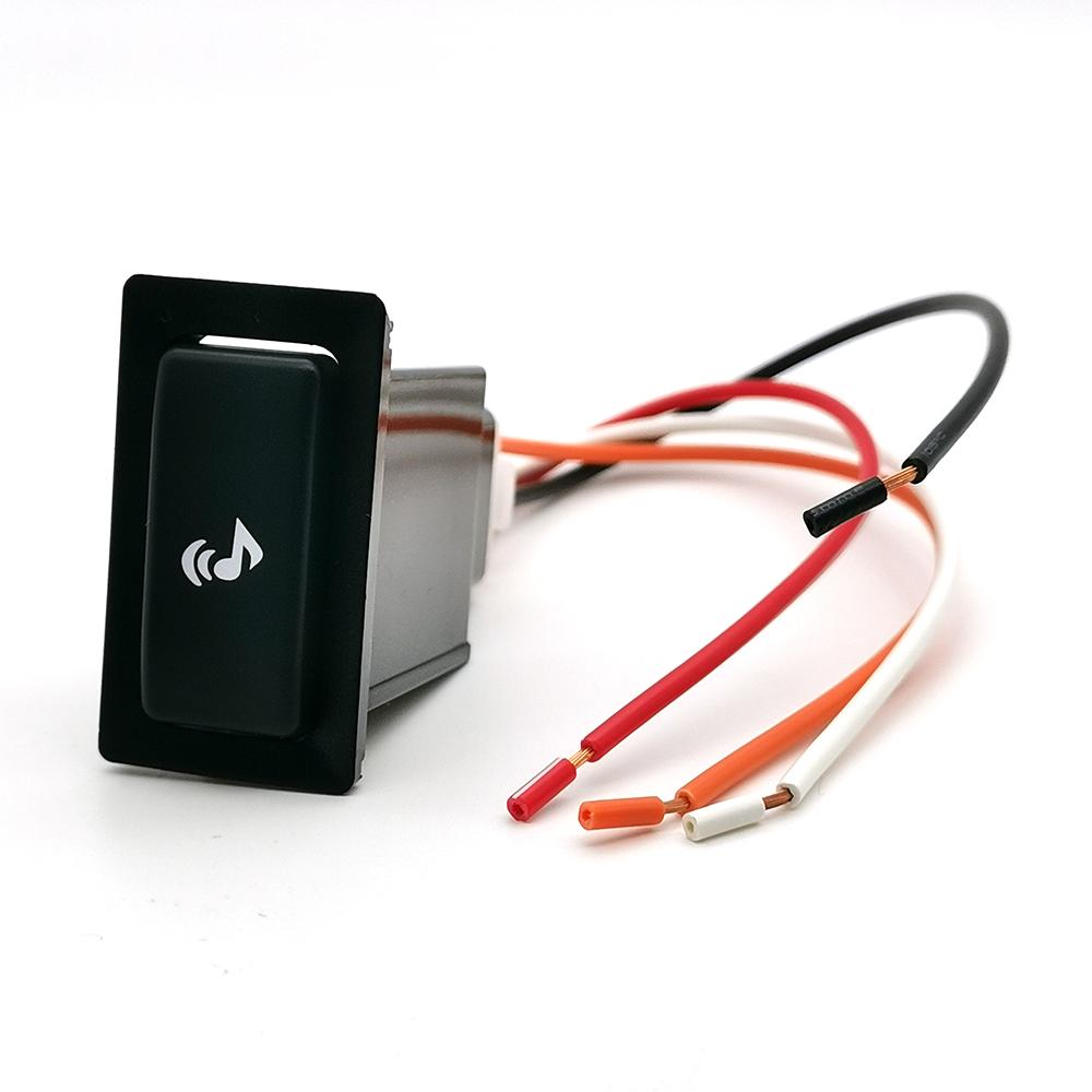 1PC Car LED DRL Lamp Power On Off Switch Radar Fan Switch Button with Cable For Toyota FJ Cruiser LC95 2002 For HINO 500/700