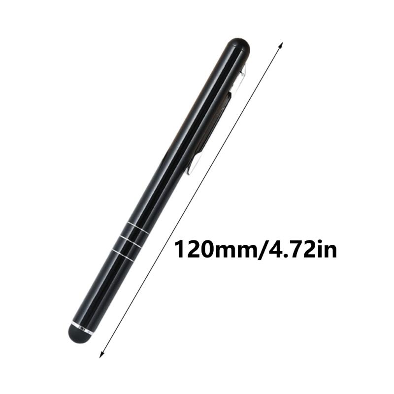 2pcs Touches Screens Point Pens Universal Touches Pens High Sensitivity Point Pens Drawing Pen Metal Clip for Phone Tablets