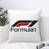 F1 Rennwagen Kissenbezug Sofa Dekoration Zuhause Doppelseitiger Druck Kurzer Plüsch Kissenbezug Überwurf-Kissenbezug Geschenke