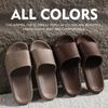 Fashion 2024 New Arrival Indoor Slippers Women Men Summer Shoes Japanese Style Solid Color Home Bathroom Slides Couples Shower Slipper