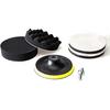 Tampoane de lustruit Tampoane de lustruit Tampoane de lustruit pentru mașină Tampoane de lână Tampoane de lustruit Set Set de șlefuitoare auto profesionale cu adaptor de foraj M14-125mm 5inch