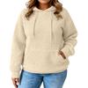 Women's Hoodies Long Sleeve Casual Drawstring Sweatshirts Pullover Pockets Tops