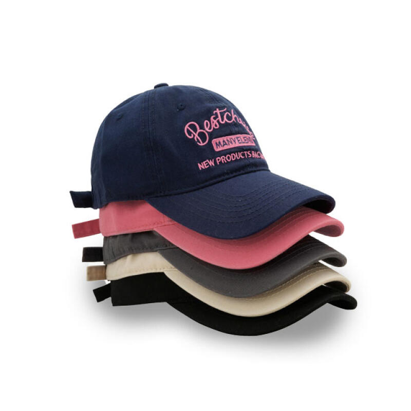 Unisex embroidered cap, soybean ball cap, lettering baseball cap Charcoal