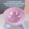 Rutschfester Haustiernapf mit hohem Fuß Anti-Erbrechen 15° Neigung Katzennapf für Futter und Wasser Anti-Umkippen Schutz der Halswirbelsäule