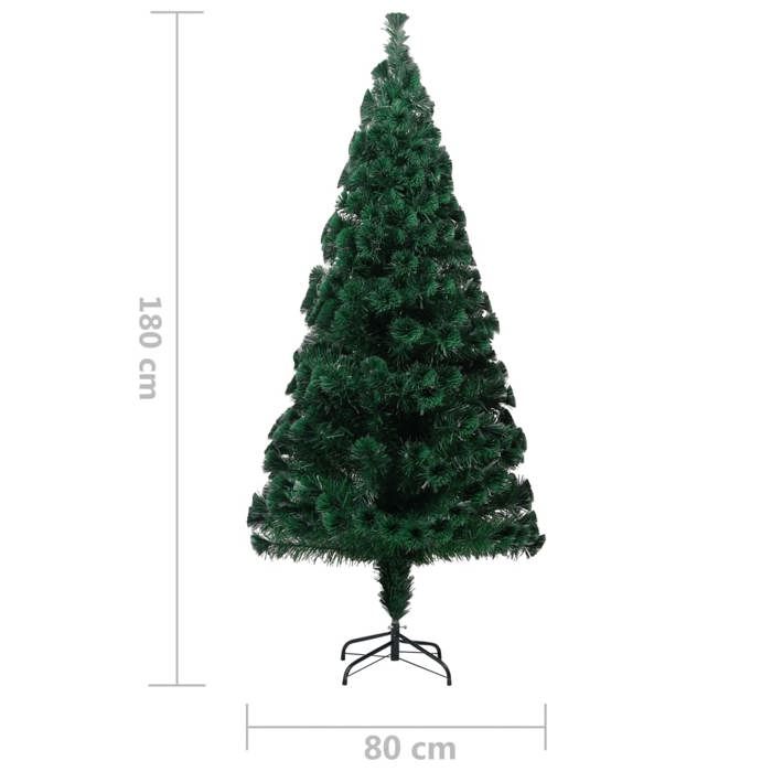 VidaXL Artificial Christmas Tree with Stand Christmas Decoration Artificial Tree Living Room Home Garden Green 321028