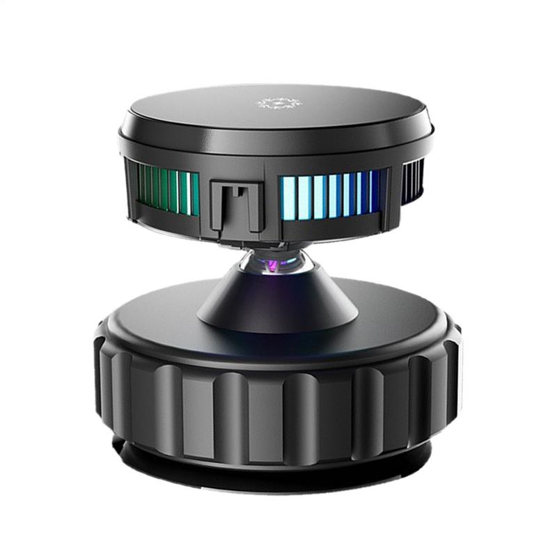 

15W Magnetic Car Phone Holder Wireless Charger Ice Cooling Phone Holder Mount With Mood Light For Road Trip Vehicle Truck CN