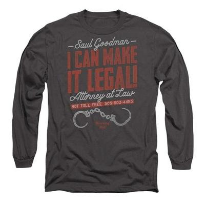 Breaking Bad Unisex Adult I Can Make It Legal! Long-Sleeved T-Shirt