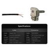 Patch Cable, L-shaped to L-shaped, Low Profile, Pancake Plug, for Guitar Effects Pedals, Selectable Length (30 cm)